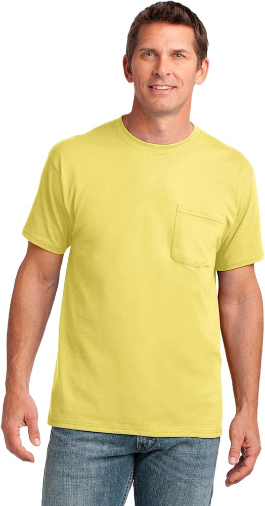 Port & Company 5.4-oz 100% Cotton Pocket T-Shirt