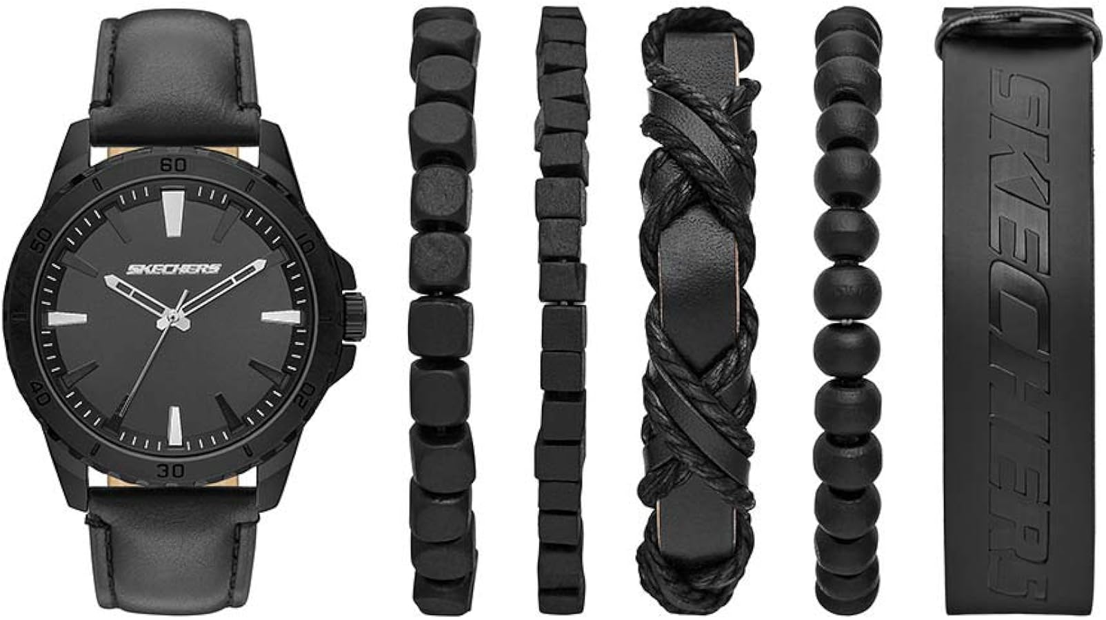 Skechers Men's Watch and Stackable Bracelet or Interchangeable Band Gift Set