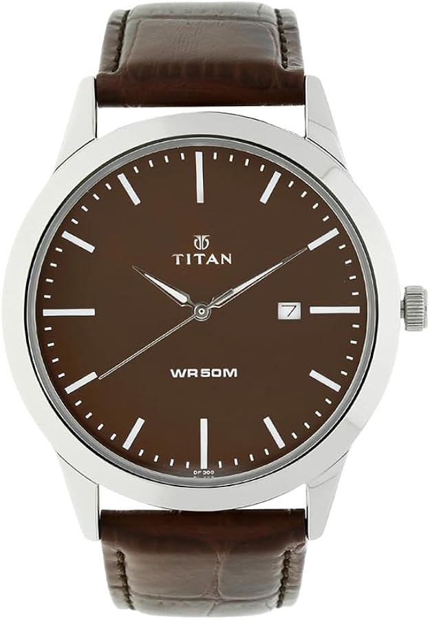 Titan Analog Brown Dial Men's Watch NM1584SL04/NN1584SL04