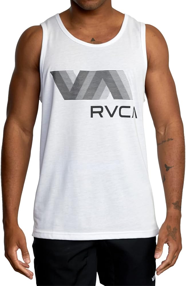 RVCA Mens Sport DriRelease Athletic Breathable VA Tank Top