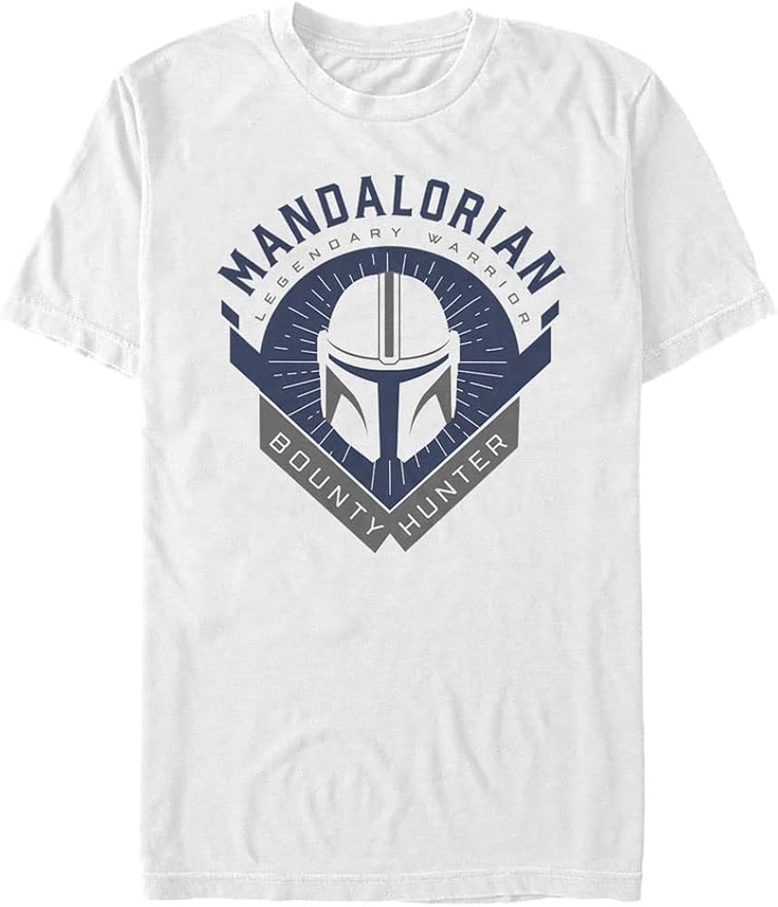 STAR WARS Mandalorian Crest Men's Tops Short Sleeve Tee Shirt