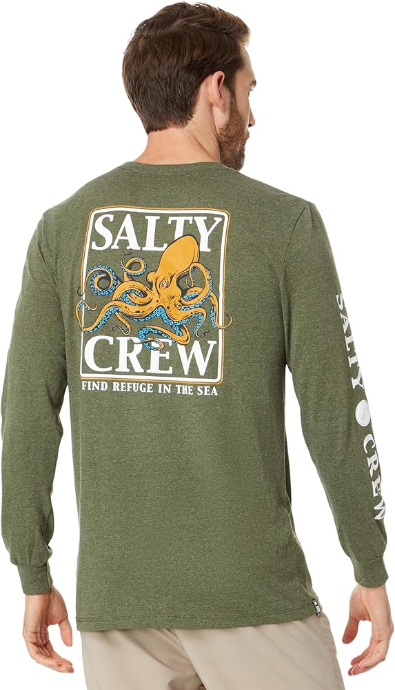 Salty Crew Men's Ink Slinger Standard Long Sleeve Tee