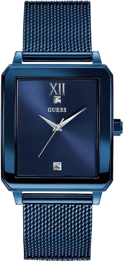 GUESS Mens 40mm Watch - Black Bracelet Black Dial Black Case