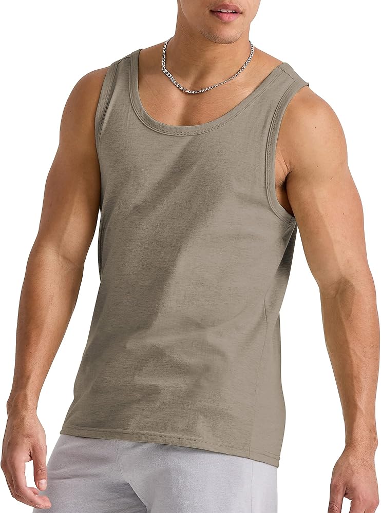 Hanes Originals Top, 100% Cotton Men, Sleeveless Tank Shirt