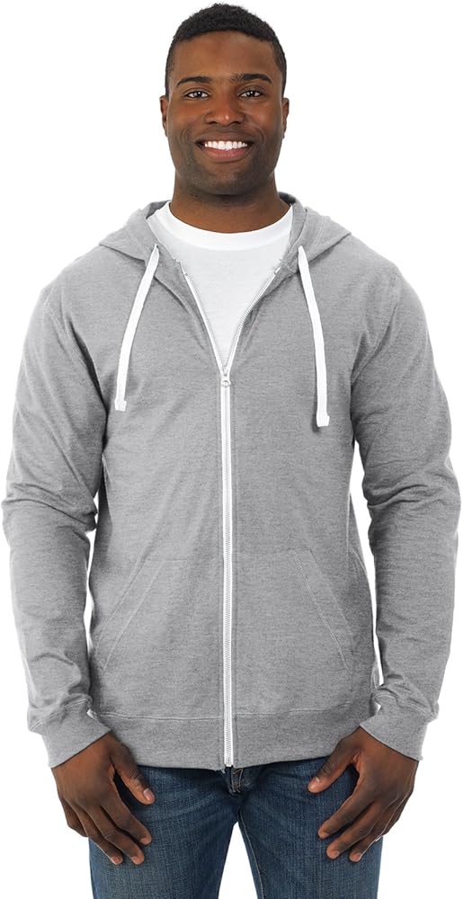 Fruit of the Loom Men's Jersey Full-Zip Hoodie