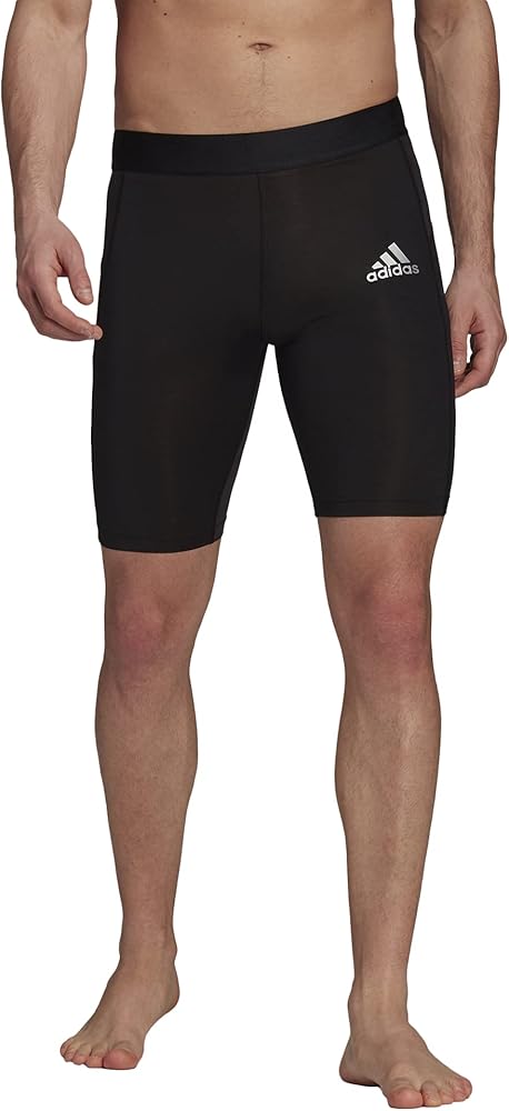 adidas Techfit Short Tight - Mens Soccer S Black