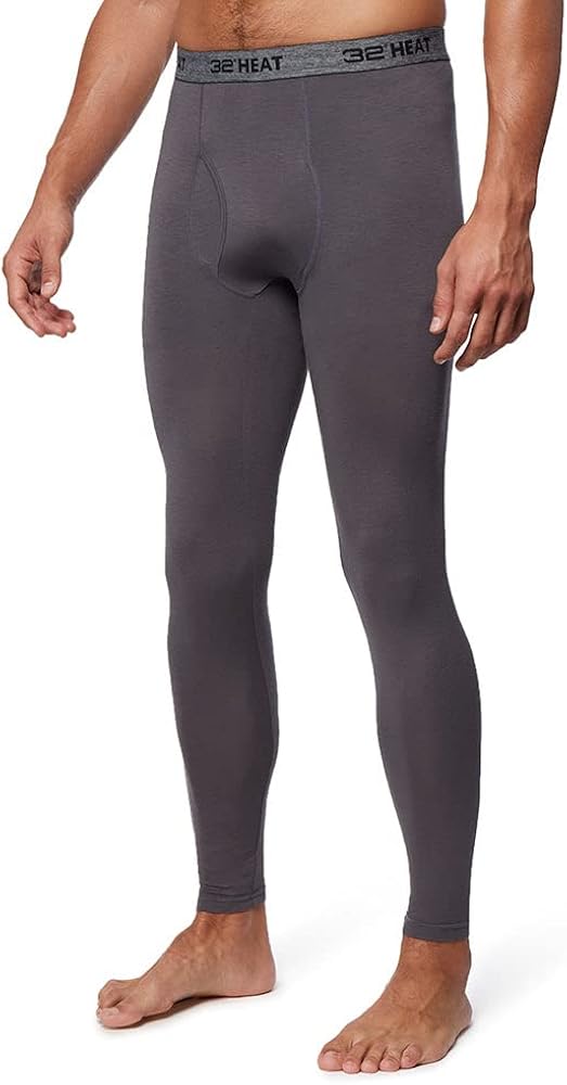 32 Degrees Men's Lightweight Baselayer Legging | Form Fitting | 4-Way Stretch | Thermal