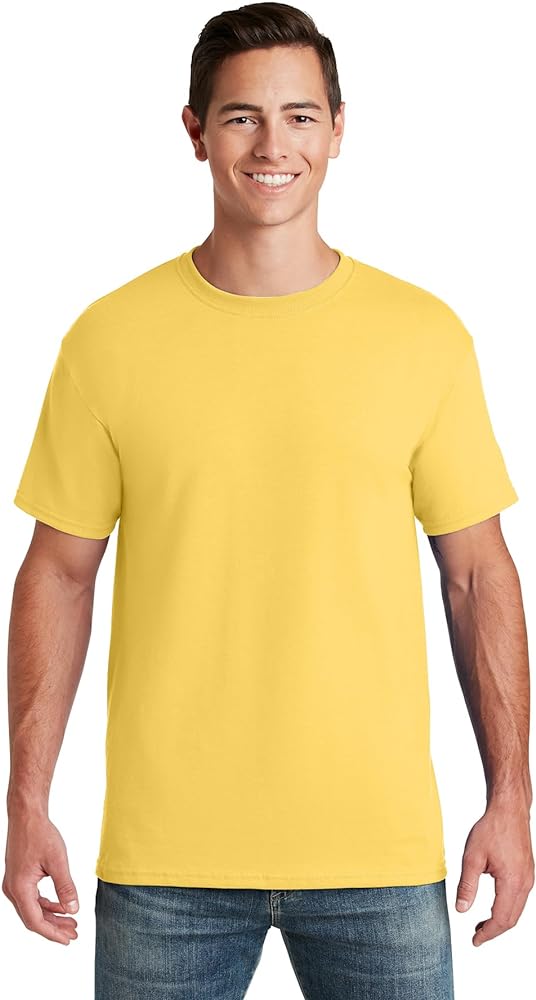 Jerzees Dri-Power Mens Active T-Shirt Large Island Yellow