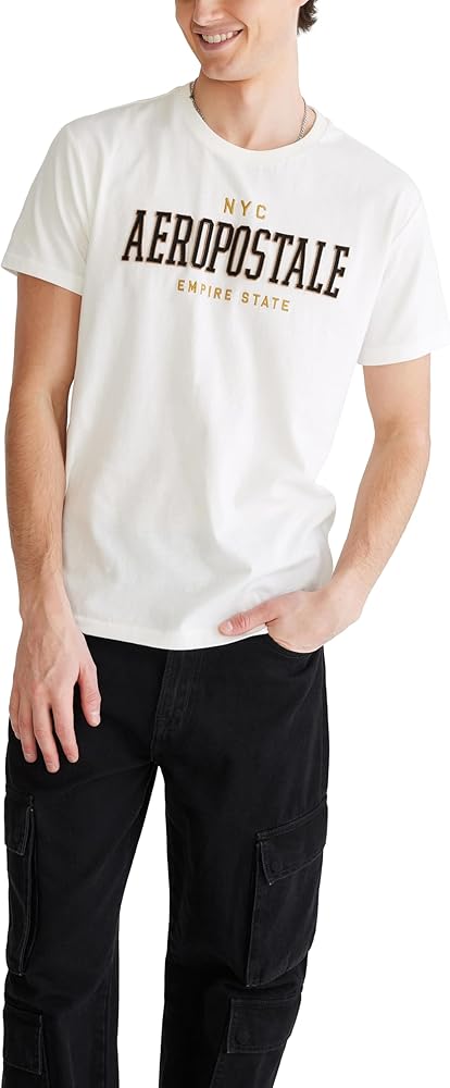 AEROPOSTALE Men's Collegiate Short Sleeve Tee