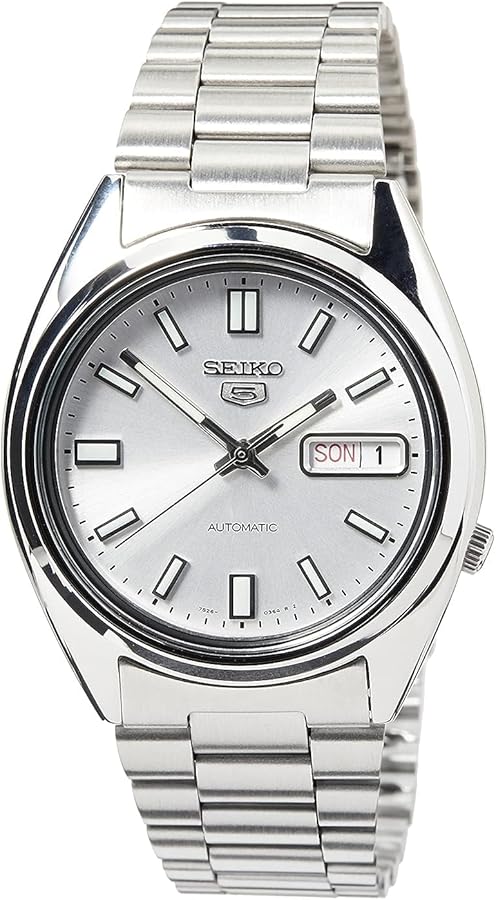 Seiko Men's SNXS73K 5 Stainless Steel Siver Dial Watch