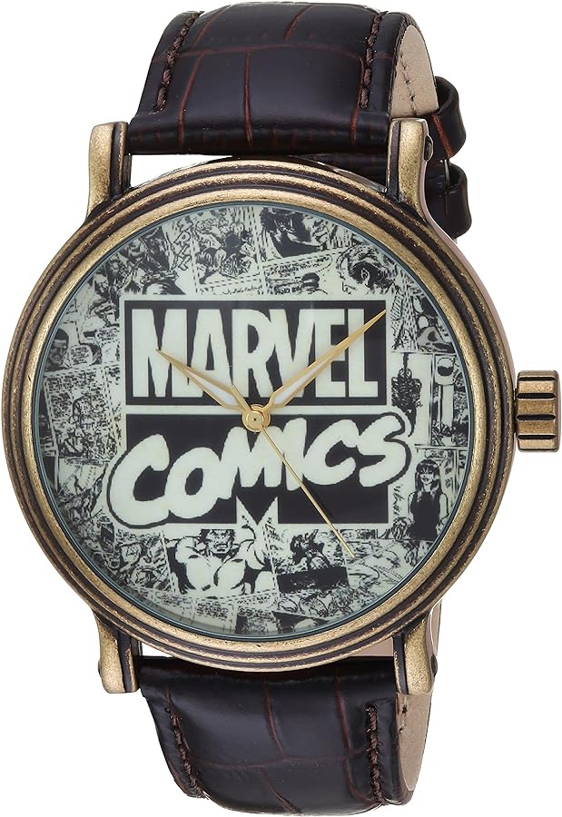 Marvel Adult Vintage Analog Quartz Watch