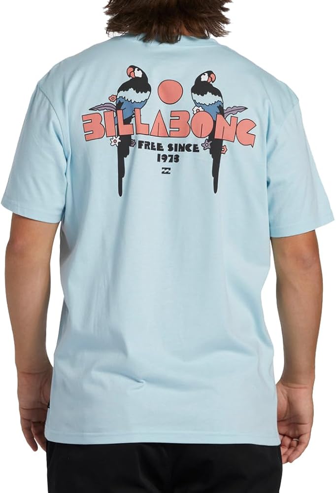 Billabong Men's Lounge Short Sleeve Graphic Tee