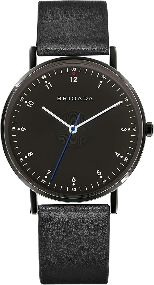 BRIGADA Men's Watches Minimalist Watches for Men Simple Business Casual Waterproof Quartz Wrist Watch