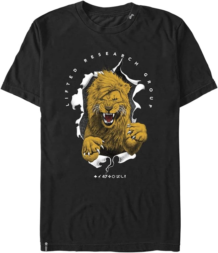 LRG Lifted Research Group Zion Lion Young Men's Short Sleeve Tee Shirt