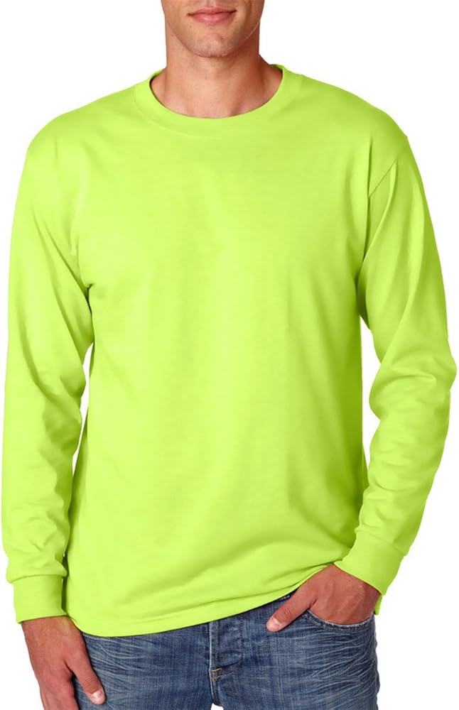 Jerzees Men's Heavyweight Long Sleeve Crewneck T-Shirt