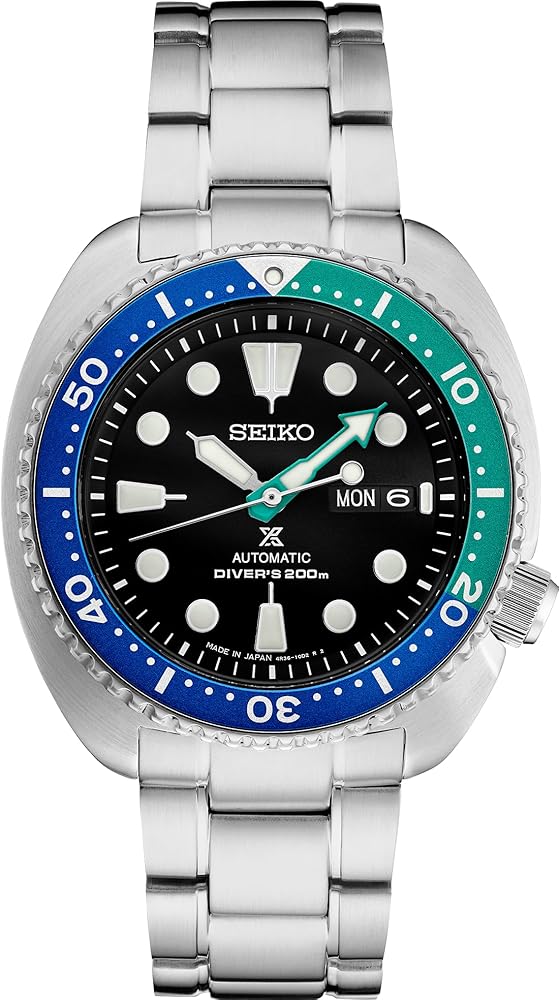 SEIKO SRPJ35 Automatic Dive Watch for Men - Prospex Special Edition - LumiBrite Hands, Elapsed Timing Bezel - Water Resistant 200M