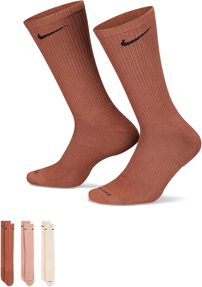 Nike Unisex Everyday Plus Cushioned Training Crew Socks