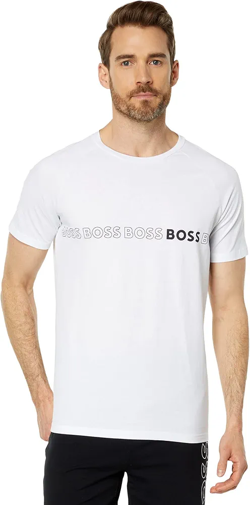 BOSS Men's Standard Repeat Logo Cotton T-Shirt