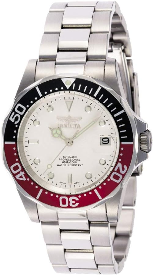 Invicta Men's 9404 Pro Diver Collection Automatic Silver-Tone Watch