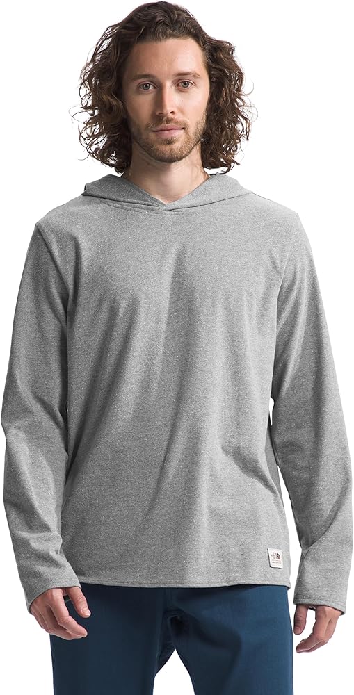 THE NORTH FACE Men's Long Sleeve Heritage Patch Hoodie Tee