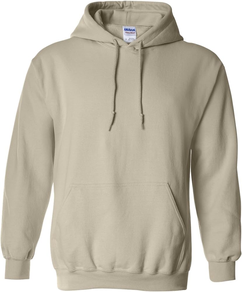 Gildan mens Fleece Style G18500, Multipack Hooded-Sweatshirt, Light Sand, Large