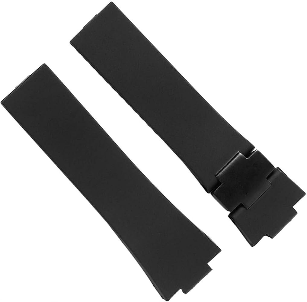 Waterproof Rubber Watch Band For Ulysse-Nardin MARINE Watchstrap Man Sport Watchband Bracelet, 25*12mm