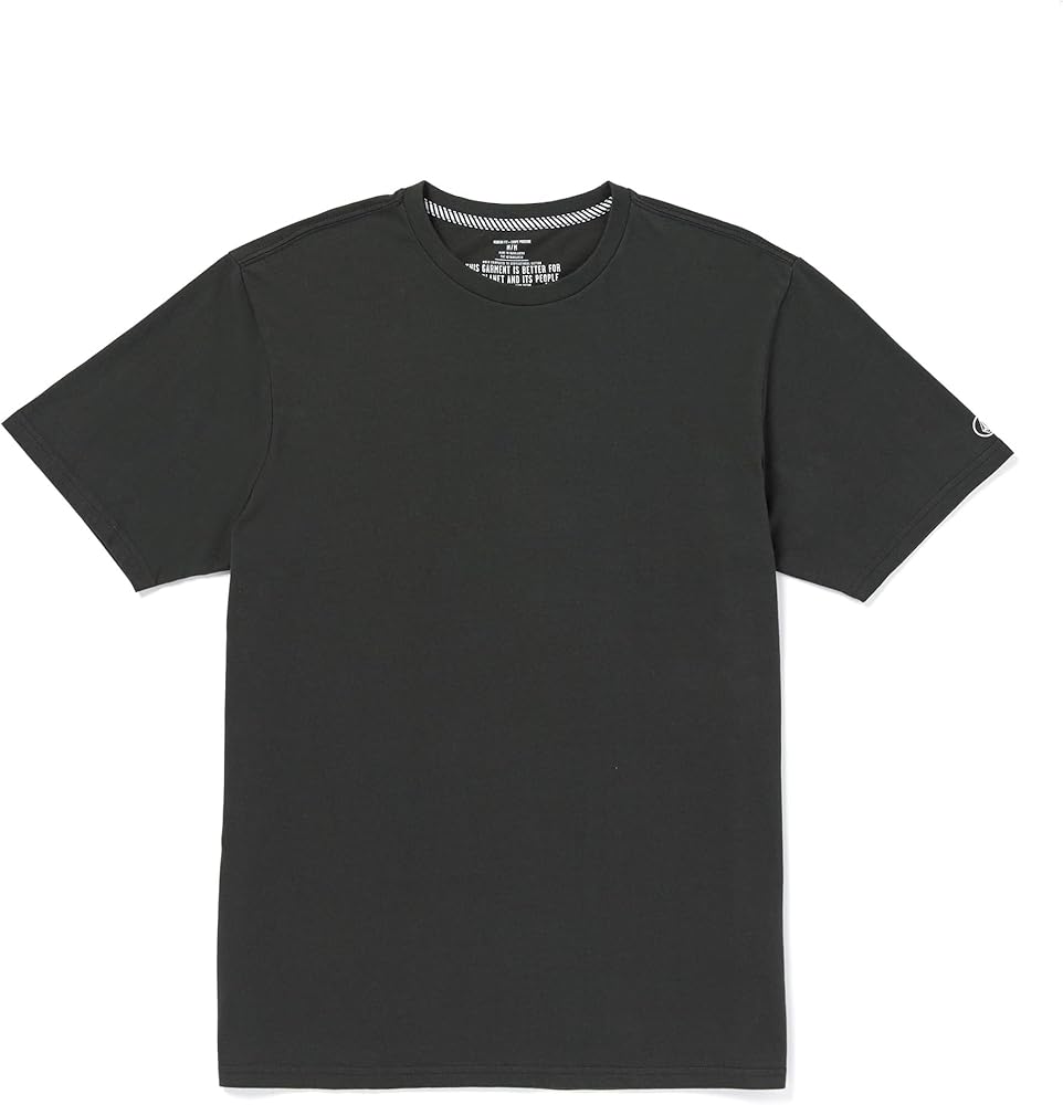 Volcom Men's Soild Modern Fit Blank Short Sleeve Tee