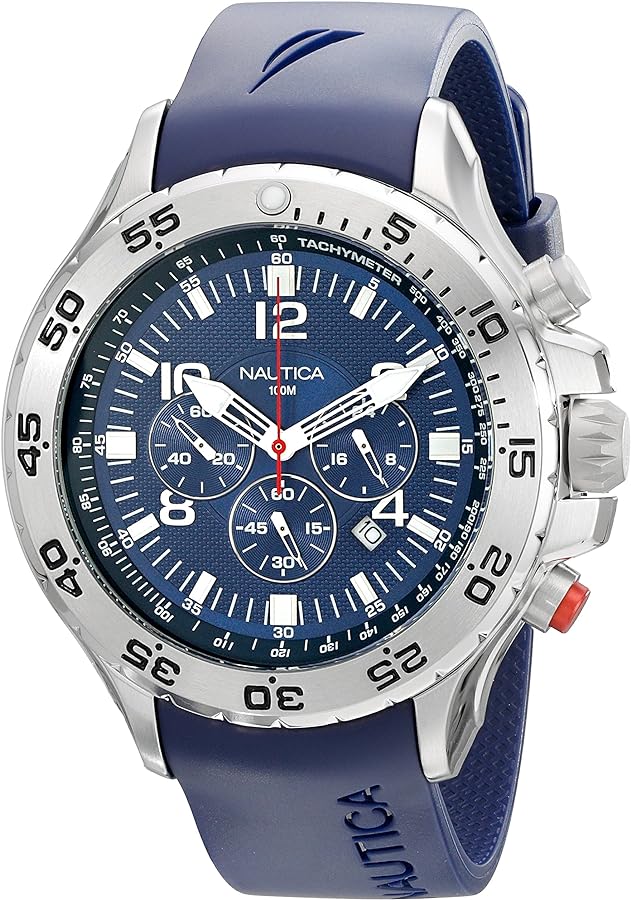 Nautica Men's Quartz Resin Silicone Watch